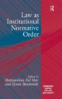 Image for Law as Institutional Normative Order
