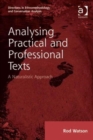 Image for Analysing practical and professional texts  : a naturalistic approach