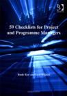 Image for 59 checklists for project and programme managers