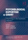 Image for Psychological expertise in court