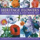 Image for Heritage Flowers Address Book and Day Book Set