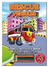 Image for Stencil Activity Book - Rescue Vehicles