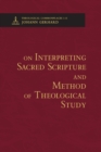 Image for On Interpreting Sacred Scripture and Method of Theological Study