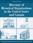 Image for Directory of Historical Organizations in the United States and Canada