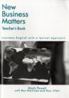 Image for New business matters  : business English with a lexical approach: Teacher&#39;s book : Teacher&#39;s Resource