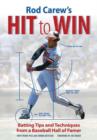 Image for Rod Carew&#39;s hit to win  : batting tips and techniques from a baseball hall of famer