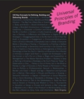 Image for Universal principles of branding  : 100 key concepts for defining, building, and delivering brands