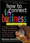 Image for How to connect in business in 90 seconds or less
