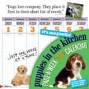 Image for Puppies in the Kitchen Page-A-Week Calendar
