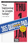 Image for 365 Quotes Page-A-Day Notepad and 2015 Calendar