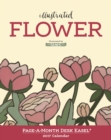 Image for Illustrated Flower Page-A-Month Desk Easel Calendar 2017