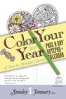 Image for Color Your Year Notepad + Calendar 2017