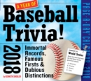 Image for A Year of Baseball Trivia! Page-A-Day Calendar 2018
