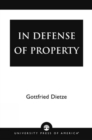 Image for In Defense of Property