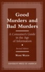 Image for Good Murders and Bad Murders