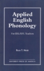 Image for Applied English Phonology : For ESL/EFL Teachers