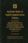 Image for Diachronic Studies of English Complementation Patterns
