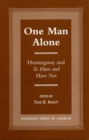 Image for One Man Alone