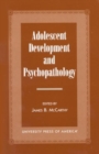 Image for Adolescent Development and Psychopathology