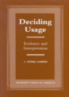 Image for Deciding Usage