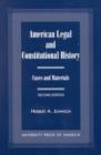 Image for American Legal and Constitutional History