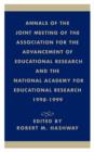 Image for Annals of the Joint Meeting of the Association for the Advancement of Educational Research and the National Academy for Educational Research 1998-1999