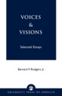 Image for Voices and Visions : Selected Essays