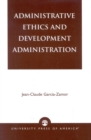 Image for Administrative Ethics and Development