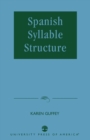Image for Spanish Syllable Structure