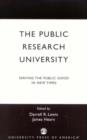 Image for The Public Research University