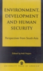 Image for Environment, Development and Human Security