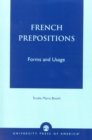 Image for French Prepositions : Forms and Usage