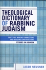 Image for Theological Dictionary of Rabbinic Judaism