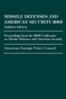 Image for Missile Defense and American Security 2003