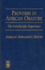 Image for Proverbs in African Orature