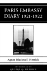 Image for Paris Embassy Diary 1921D1922
