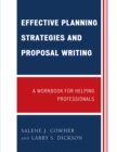 Image for Effective Planning Strategies and Proposal Writing