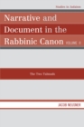 Image for Narrative and Document in the Rabbinic Canon