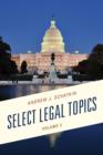 Image for Select Legal Topics