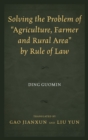 Image for Solving the problem of &#39;agriculture, farmer, and rural area&#39; by rule of law