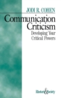 Image for Communication Criticism