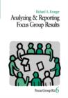 Image for Analyzing and Reporting Focus Group Results