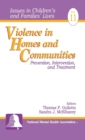 Image for Violence in Homes and Communities