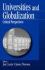Image for Universities and globalization  : critical perspectives