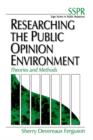 Image for Researching the public opinion environment  : theories and methods