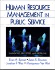 Image for Human Resource Management in Public Service