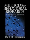 Image for Methods for behavioral research  : a systematic approach