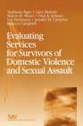 Image for Evaluating Services for Survivors of Domestic Violence and Sexual Assault