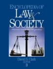 Image for Encyclopedia of law and society  : American and global perspectives