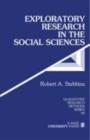 Image for Exploratory research in the social sciences